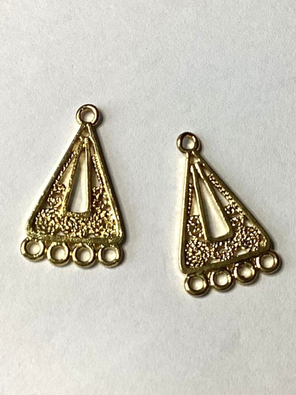 2 Chandelier Pendants Drop Earrings Jewelry Making Crafts Crafting